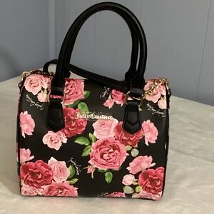 Juicy Couture Floral Print Satchel NWT